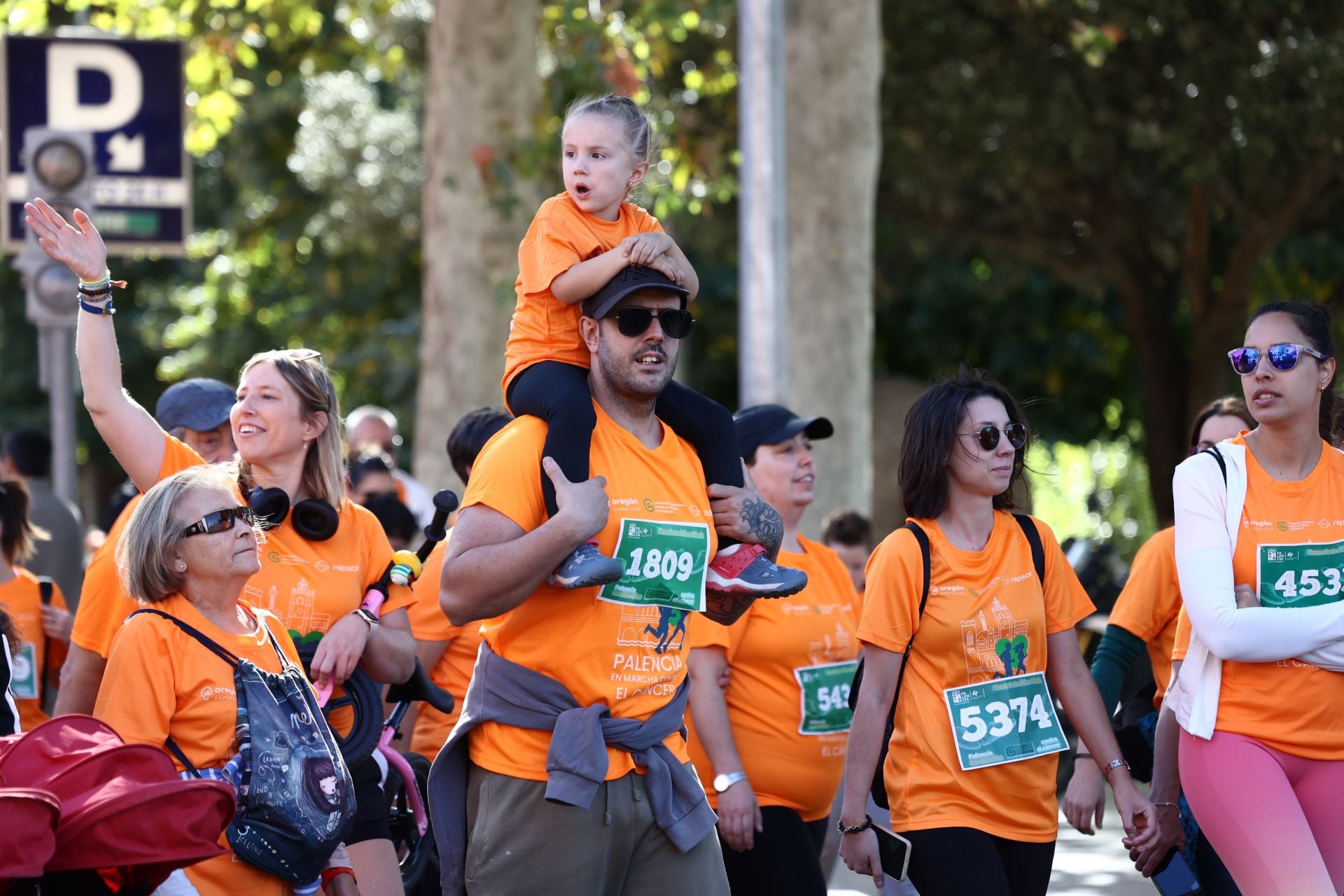 Las imágenes de la carrera contra el cáncer de Palencia