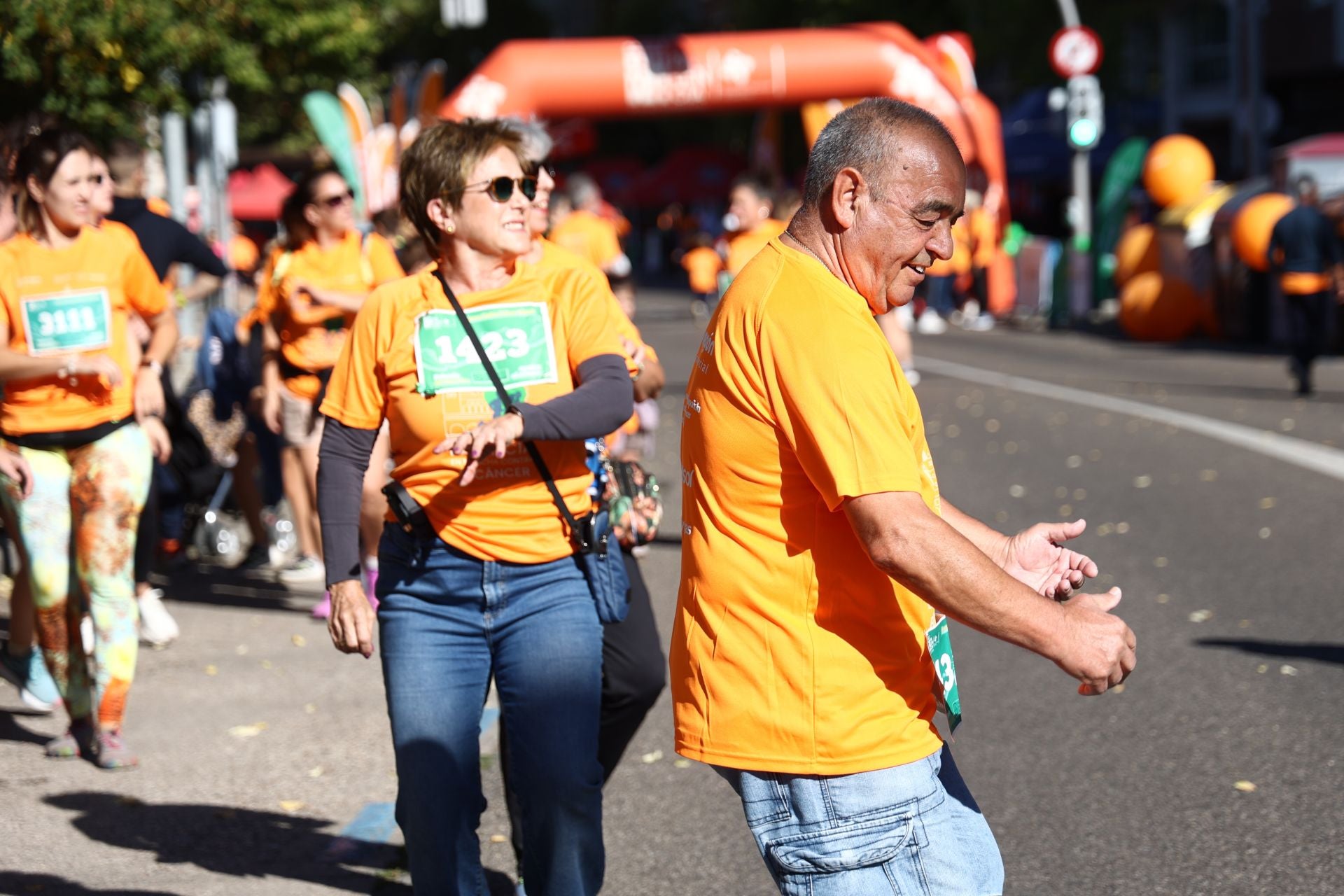 Las imágenes de la carrera contra el cáncer de Palencia