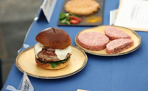 La hamburguesa ganadora.