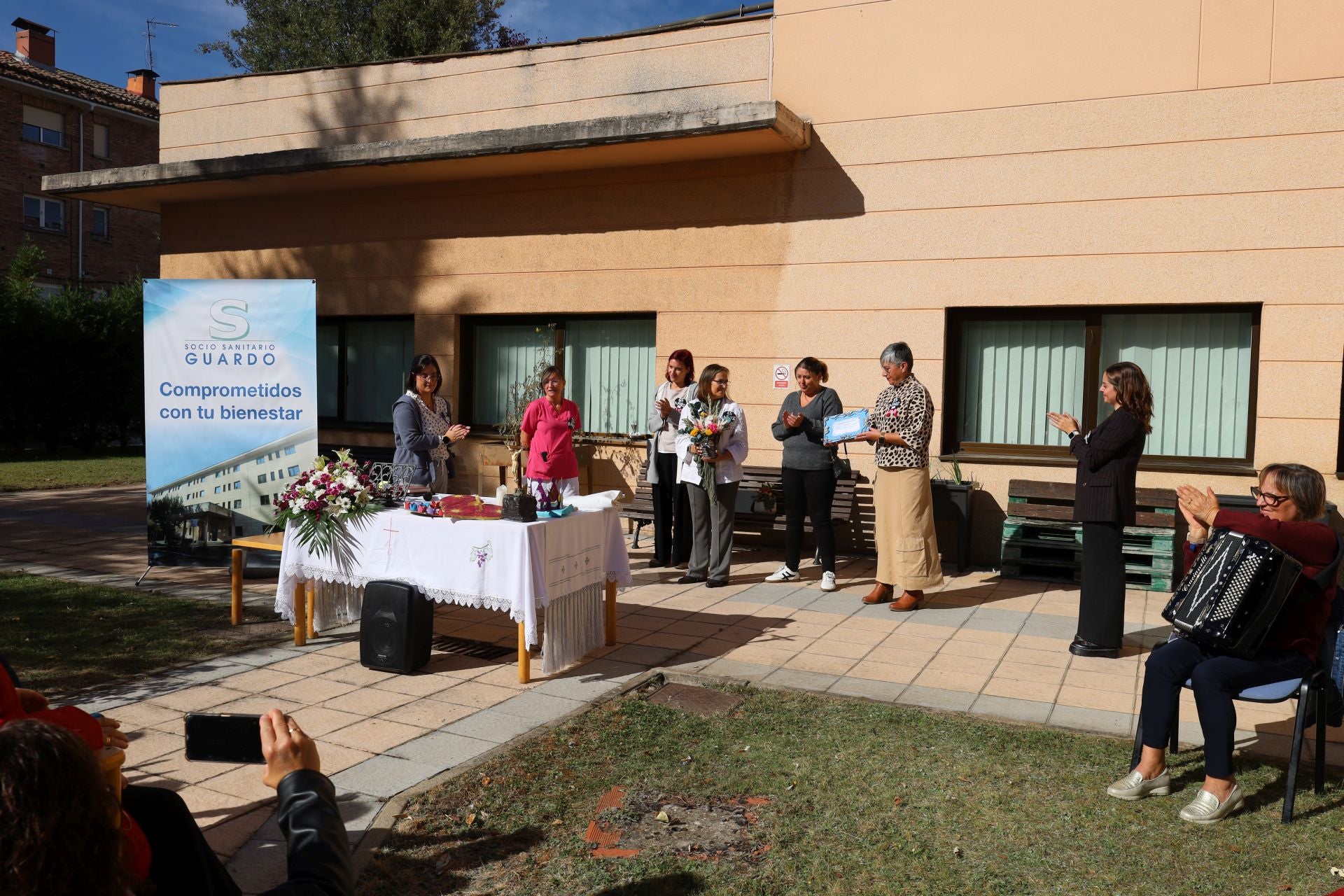 Así fue la celebración en el Centro Sociosanitario de Guardo