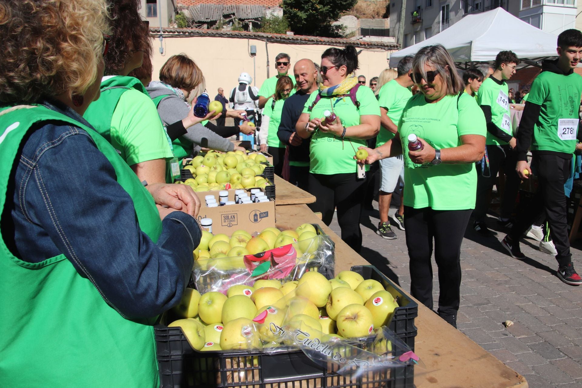 Fotografías de la marcha contra el cáncer en Cuéllar