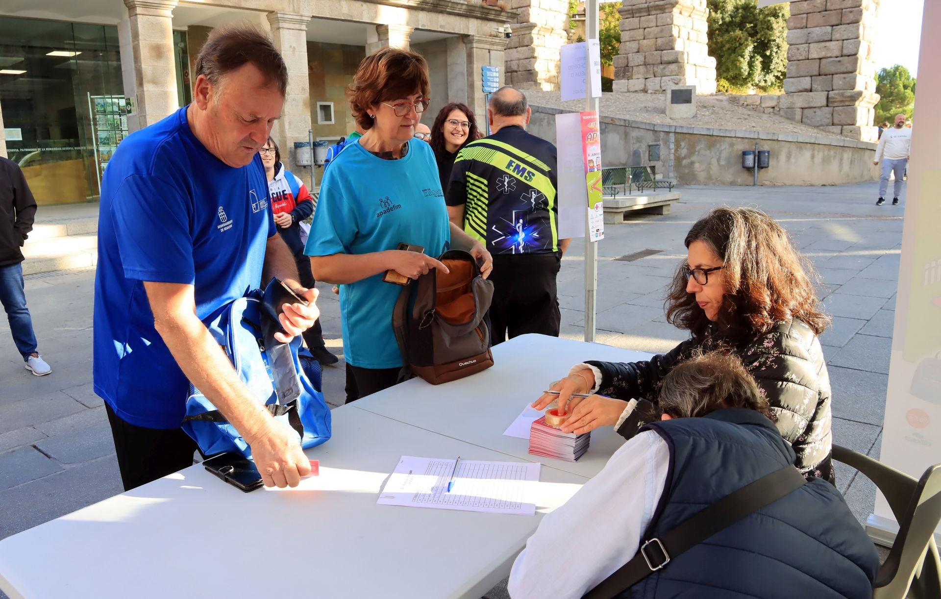 La marcha Apadefim en Segovia, en imágenes
