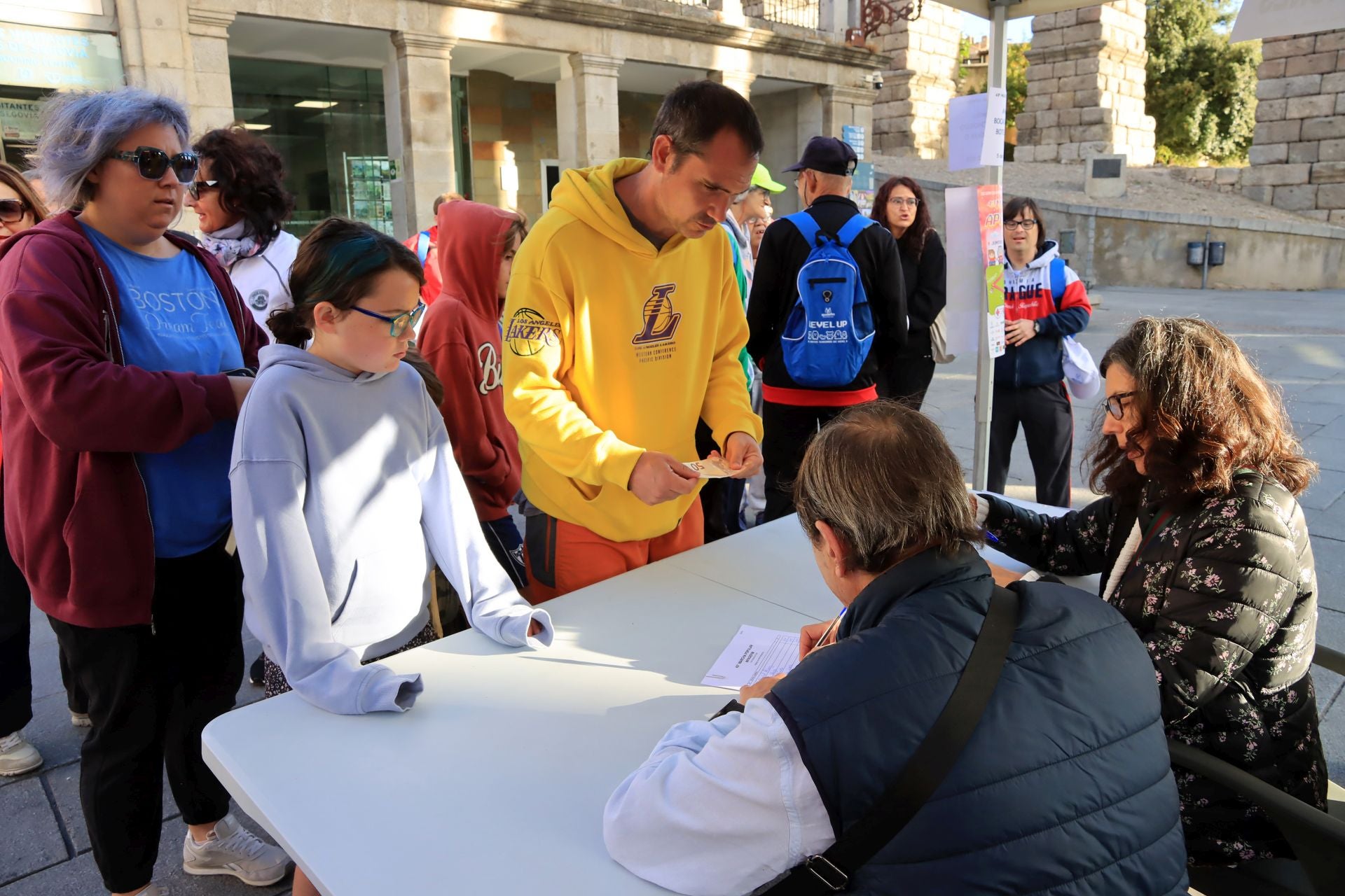 La marcha Apadefim en Segovia, en imágenes