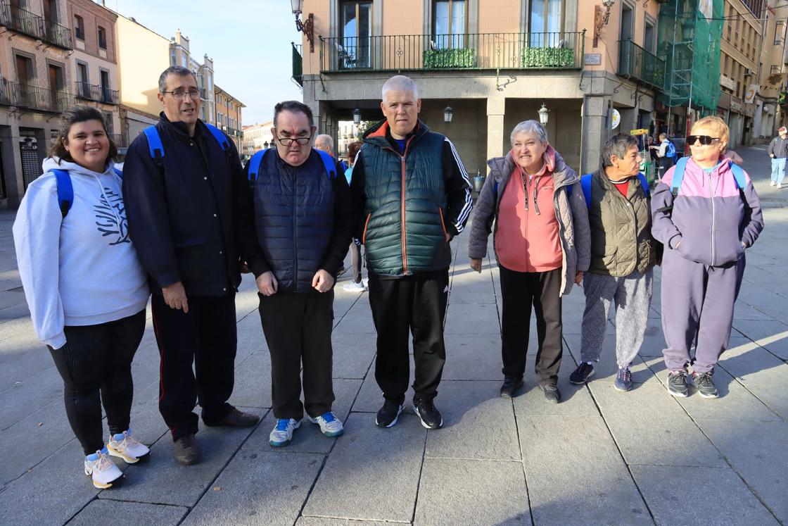 La marcha Apadefim en Segovia, en imágenes