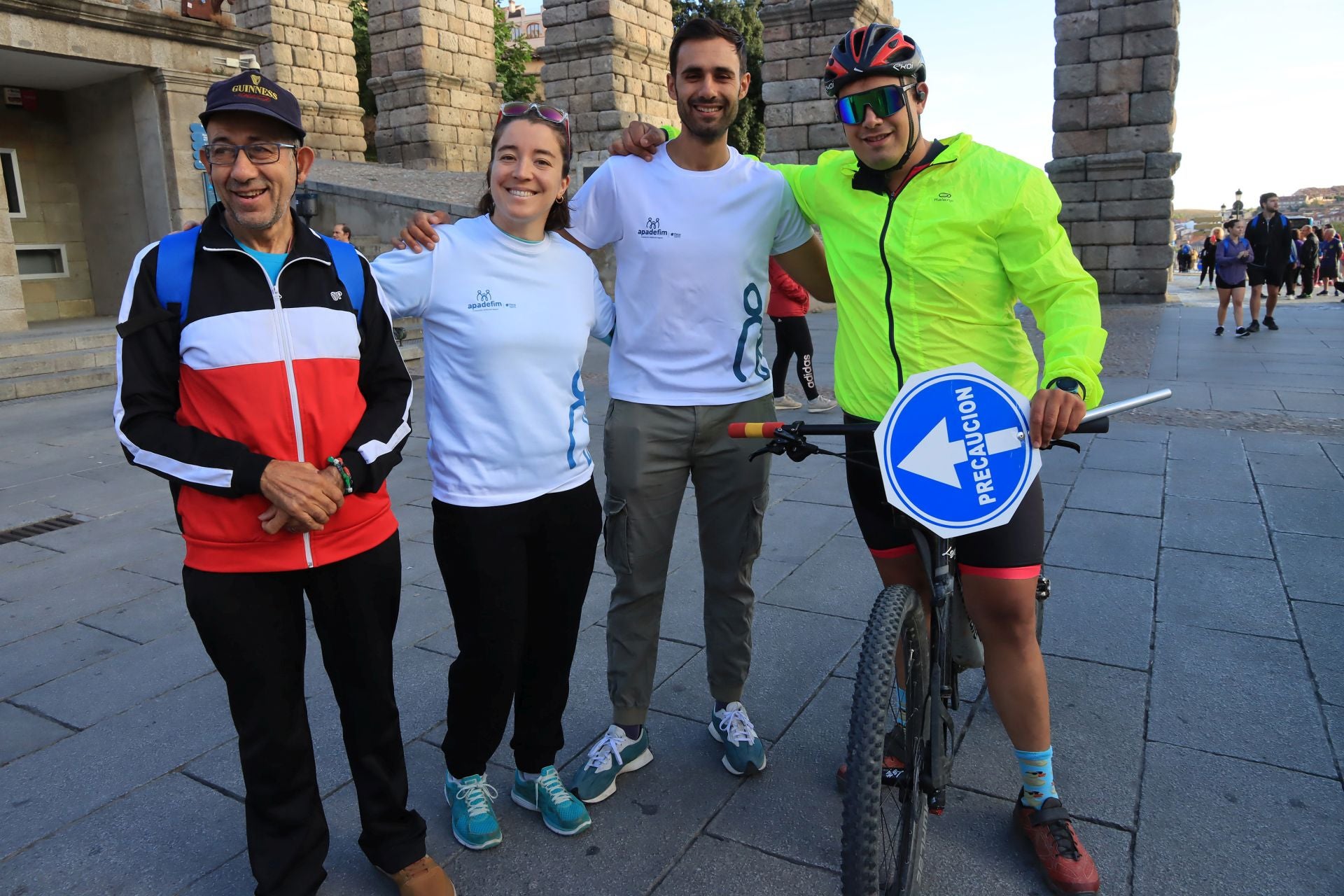 La marcha Apadefim en Segovia, en imágenes
