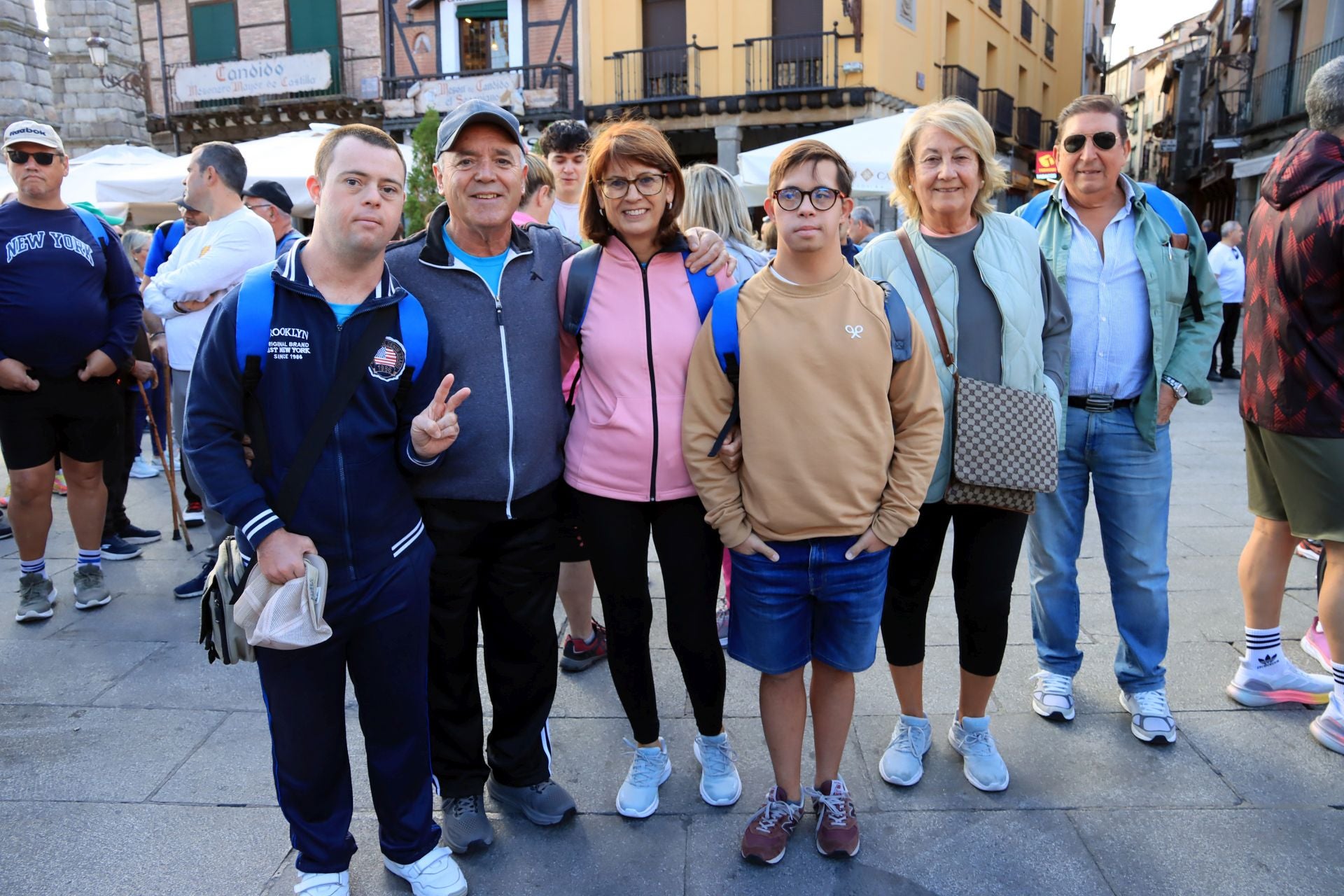 La marcha Apadefim en Segovia, en imágenes