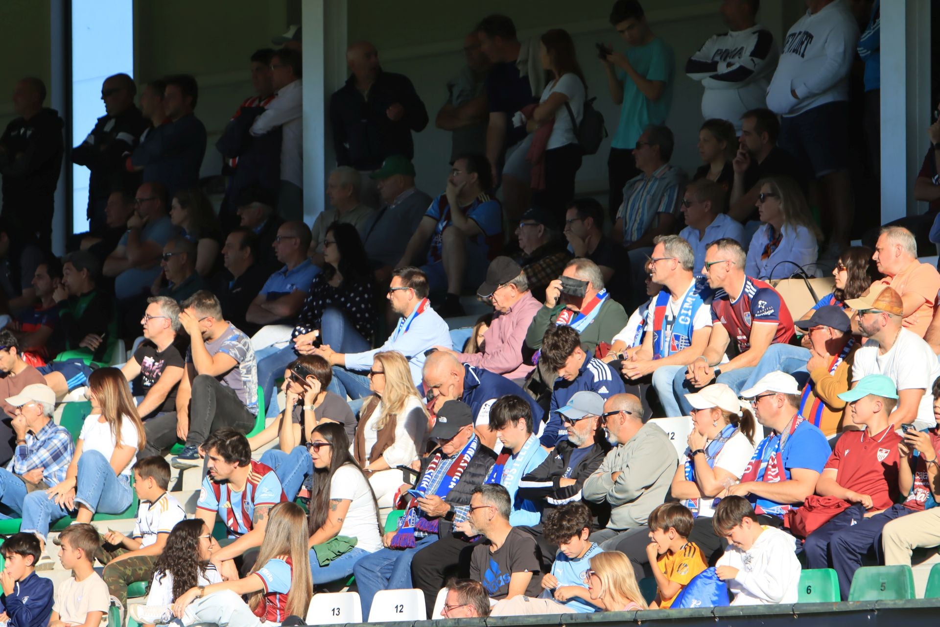 Búscate en las gradas de La Albuera durante el partido de la Segoviana