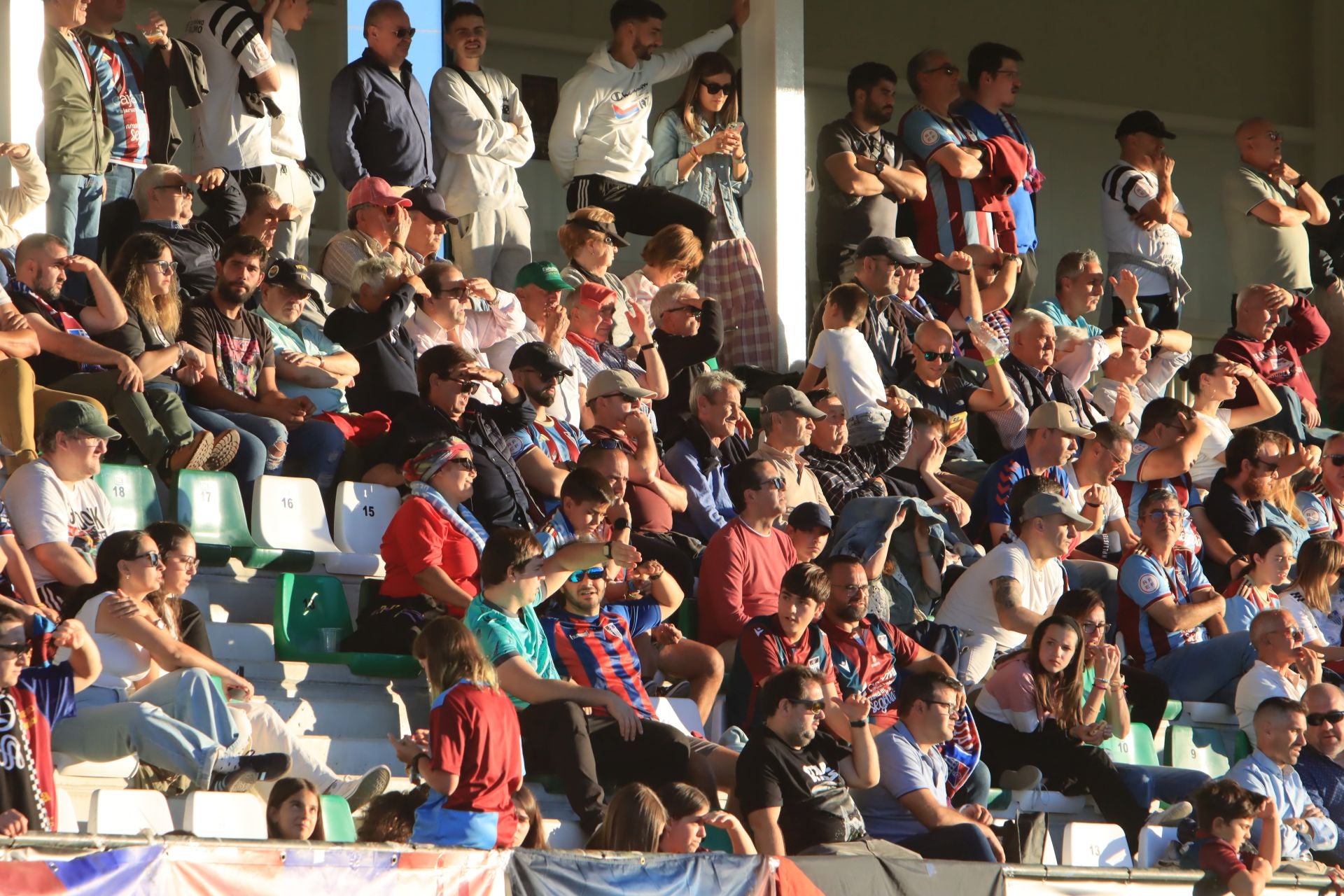 Búscate en las gradas de La Albuera durante el partido de la Segoviana