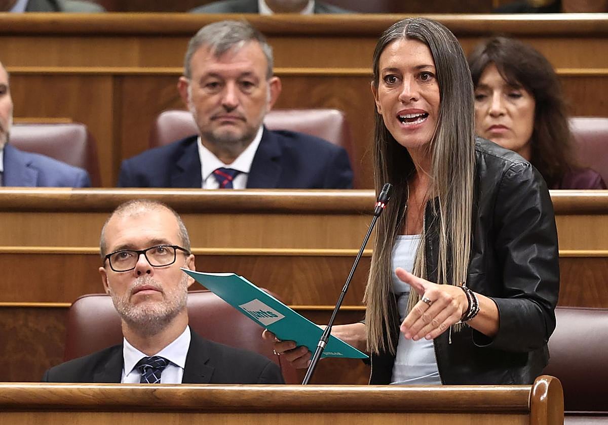 La portavoz de Junts en el Congreso, Míriam Nogueras.