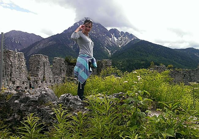 Ruth Fernández en el Bayerischer Wald (Bosque bávaro)