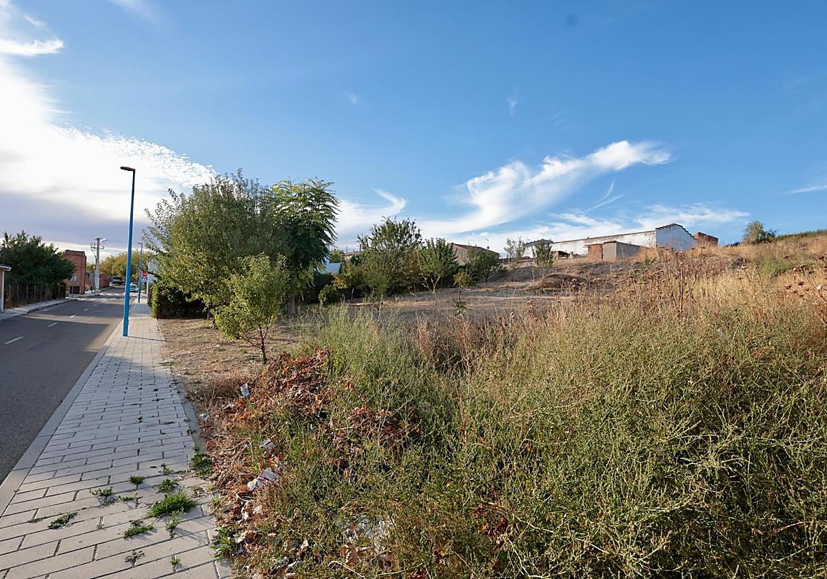 La parcela en Las Flores que ha pasado a ser propiedad del Ayuntamiento.