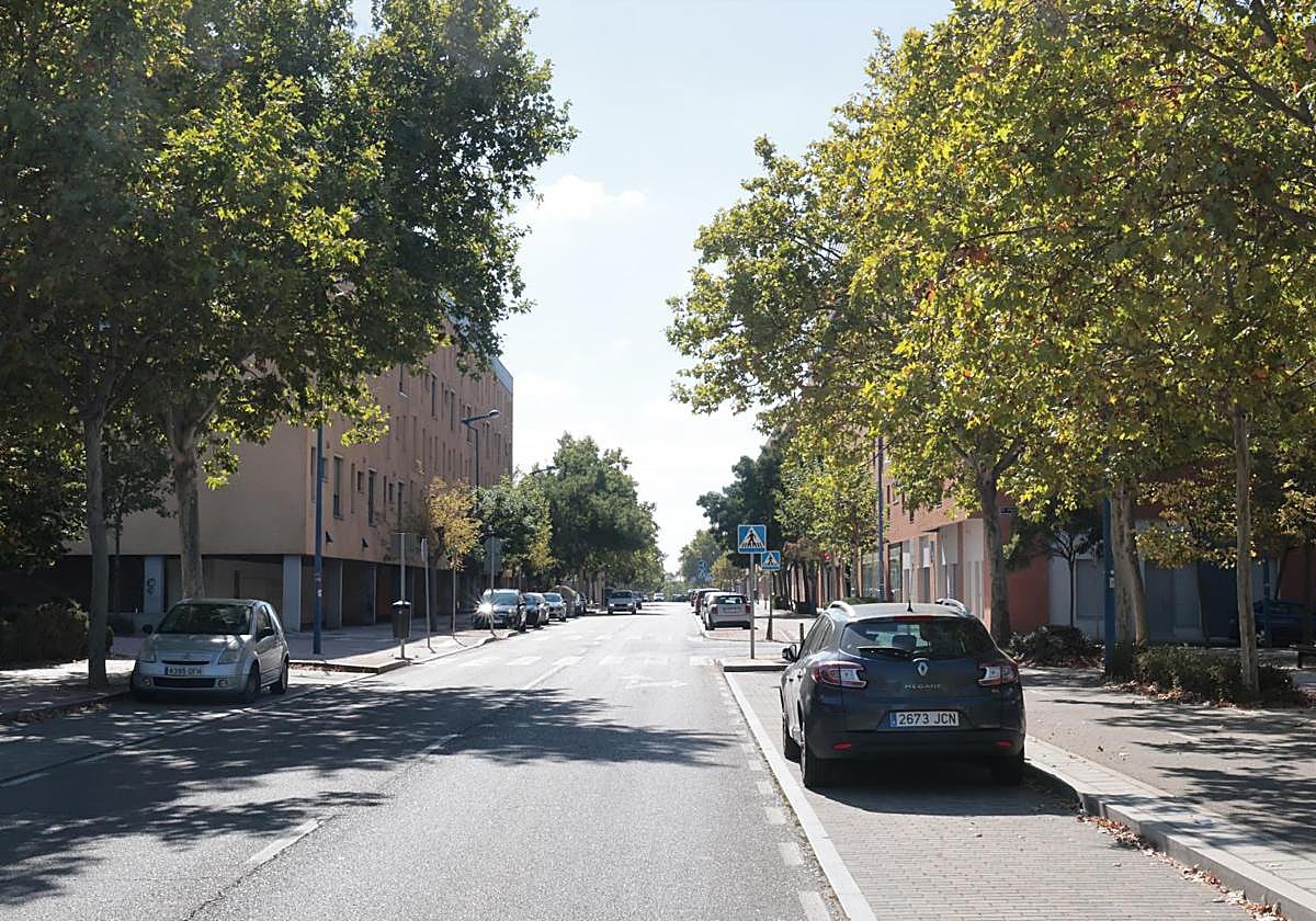 Calle Santa María de la Cabeza de Valladolid, lugar de los hechos.