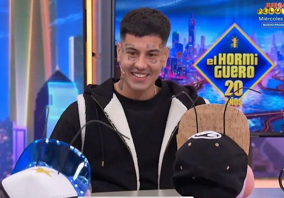 El rapero argentino Duki, en 'El Hormiguero'.