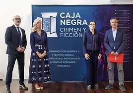 Desde la izquierda, Antonio Cela, Irene Carvajal, Inmaculada Martínez y Daniel Tomillo