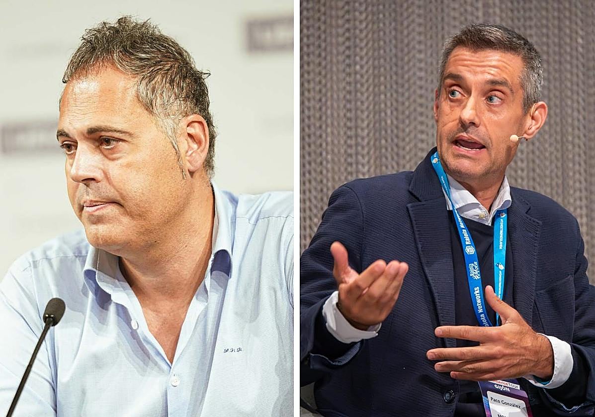 Saúl Hernández y Paco González.