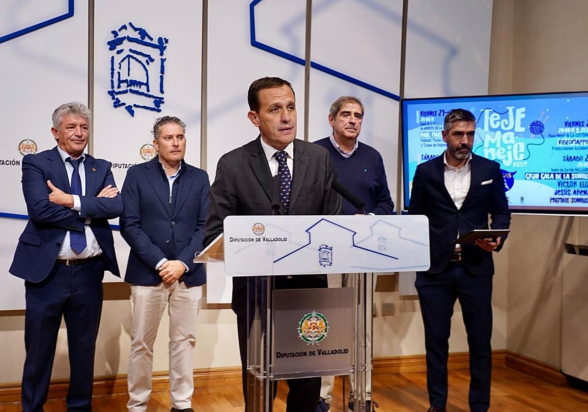 Presentación de 'Tejemaneje Fest' este martes en el Palacio de Pimentel.