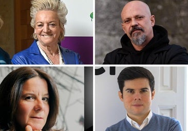 María Luisa Segoviano, César Pérez Gellida, Almudena Sevilla y Alexandre Pérez, 'Alumni UVa de Honor 2025'