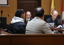 El condenado durante el juicio en la Audiencia de Valladolid en noviembre del año pasado.