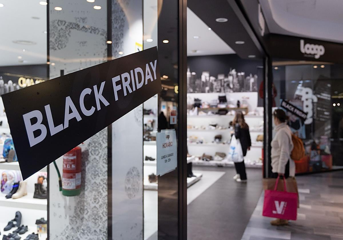 Campaña del Black Friday el año pasado en Valladolid.