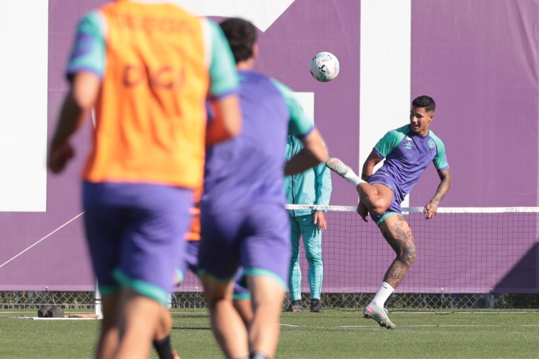Marcos André controla de espuela el pasado martes en los Anexos.