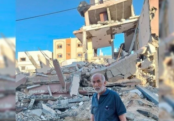 Un ciudadano de Valladolid recoge firmas para pedir la evacuación urgente de Gaza de sus familiares