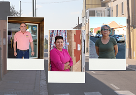 Vecinos y comerciantes de Las Flores.
