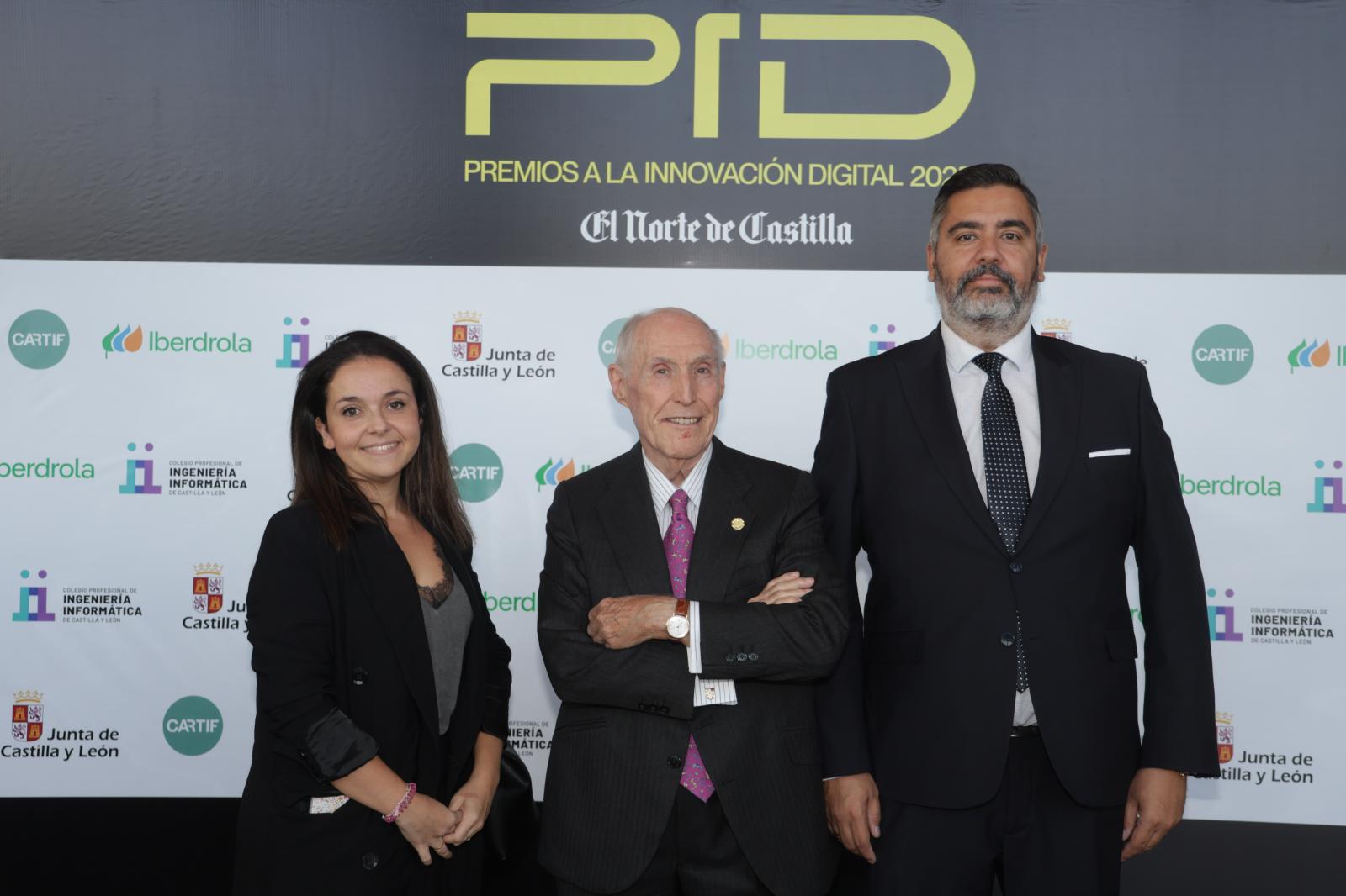 Marta Rivera, José Ramón Perán y Sergio Sanz, de Cartif.