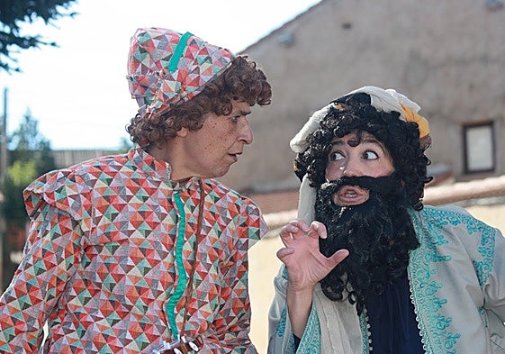 Un momento de las visitas teatralizadas