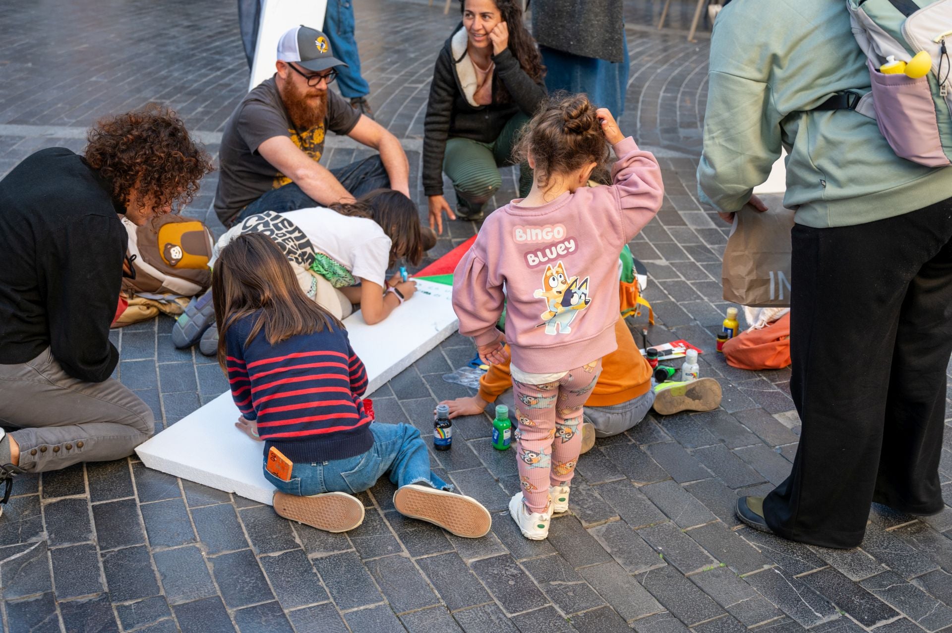 Las P de Palestina y de paz se unen en Palencia