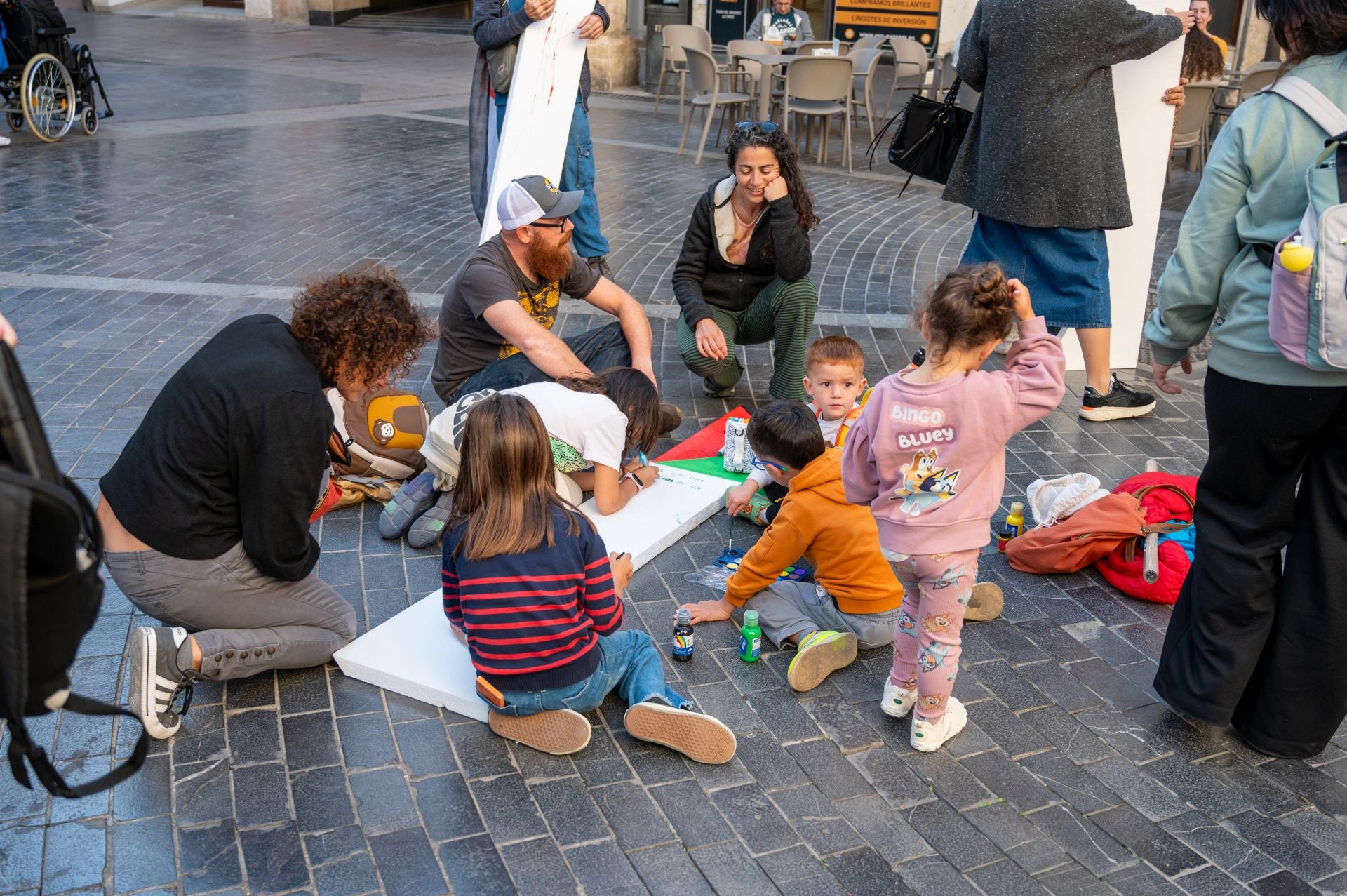 Las P de Palestina y de paz se unen en Palencia