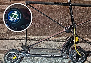 Denunciado por circular por la acera a gran velocidad con un patinete «trucado»