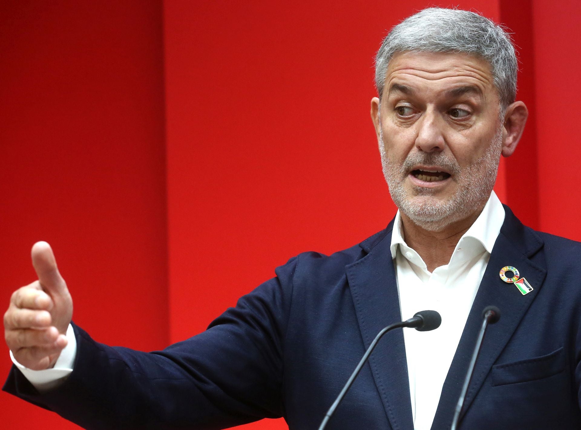 La comparecencia de José Luis Vázquez, en imágenes