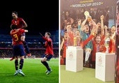 La 'fan zone' del partido de la Selección en el José Zorrilla: exposición de trofeos o fútbol 3x3