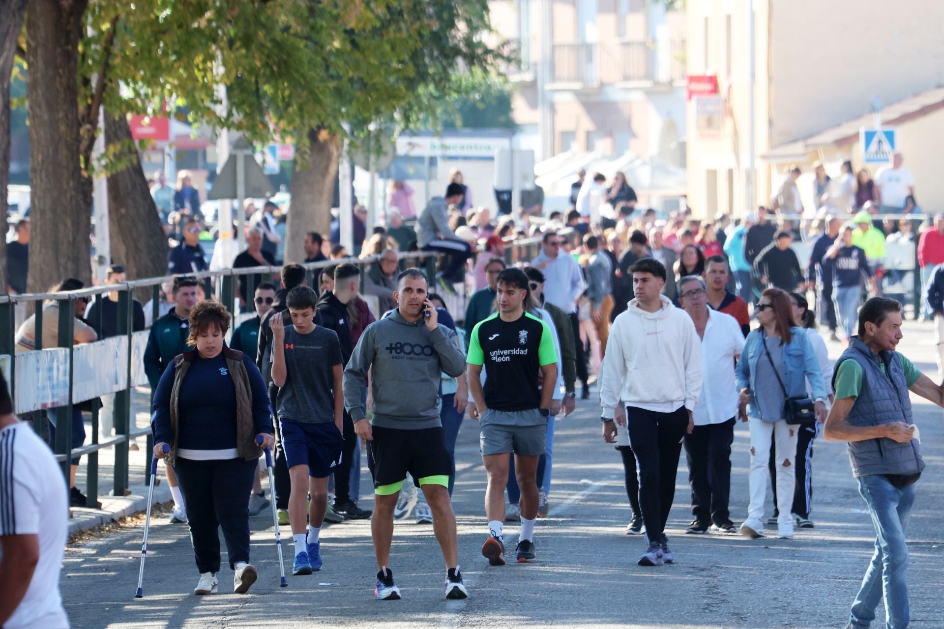 Las imágenes de la suelta del toro de cajón en Olmedo
