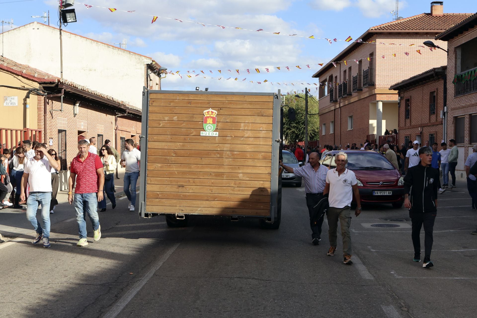 Las imágenes del toro de la vendimia en Rueda
