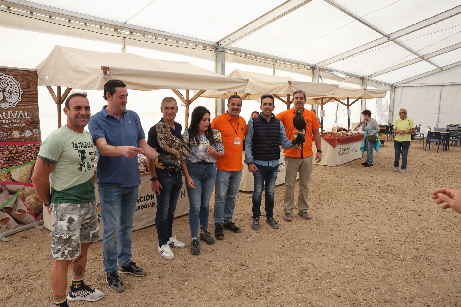 Las imágenes del I Encuentro Internacional de Cetrería en Nava del Rey