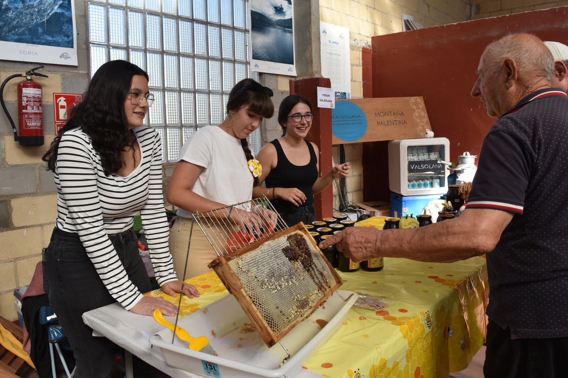 Animada Feria de la Miel de Castrejón de la Peña