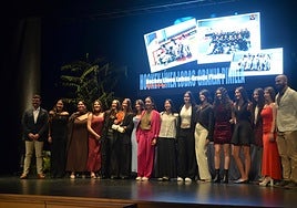 Equipo de las Lobas-Granja Pinilla de hockey, mejor equipo del año.