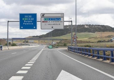 Muere un hombre de 52 años tras sufrir un accidente de moto en la A-11, a la altura de La Cistérniga