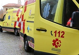 Ambulancias del Sacyl, en una imagen de archivo.