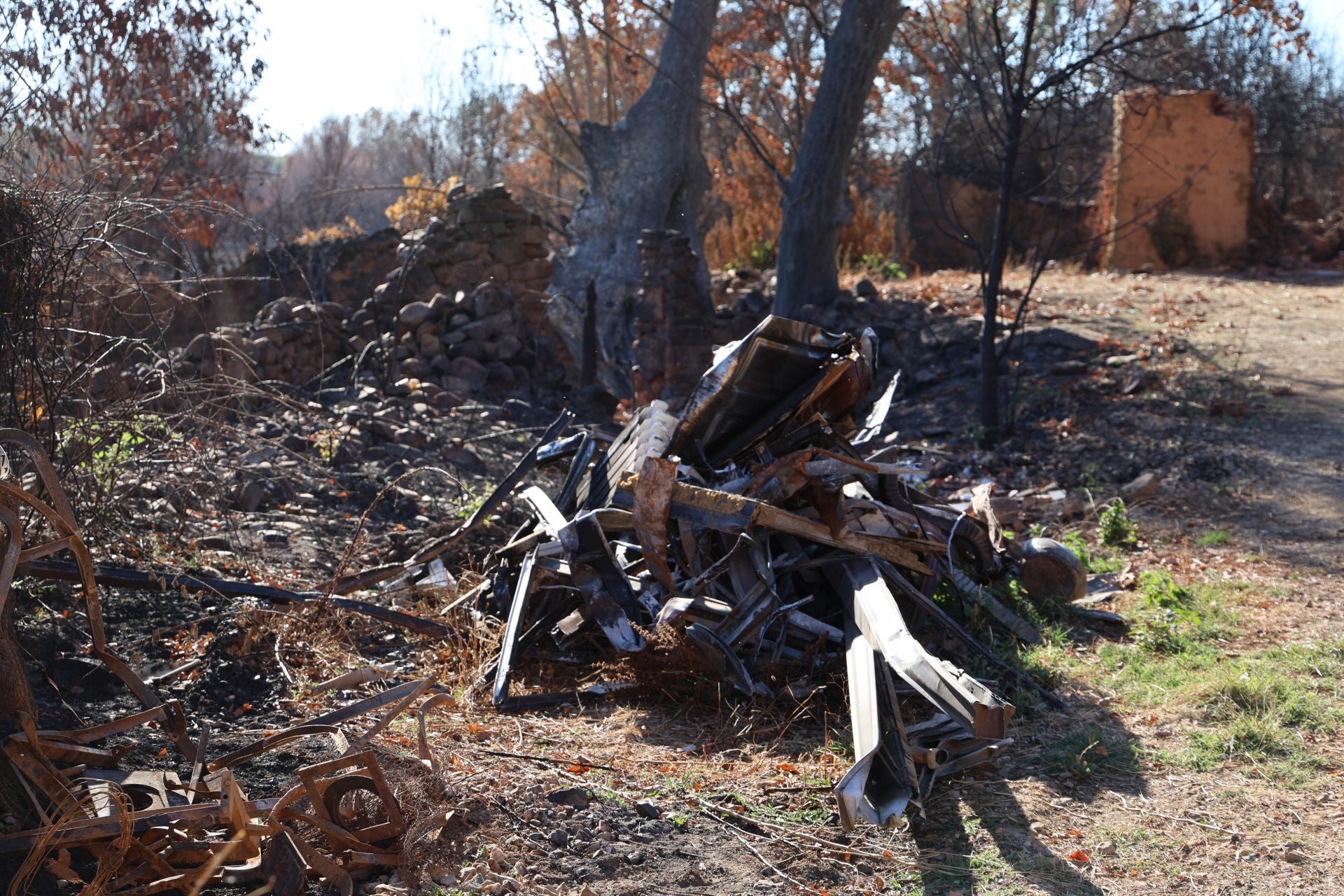 Las imágenes de la situación actual en Castrocalbón y Quintana y Congosto tras los incendios