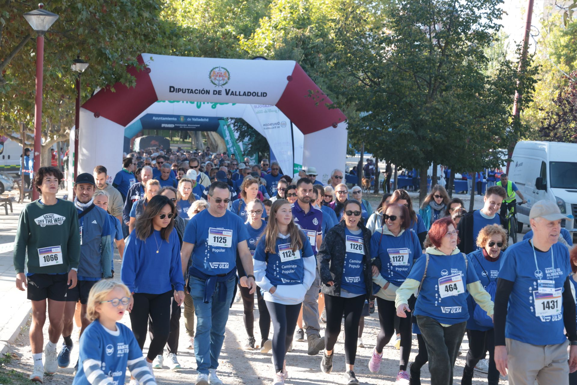 Caminata popular a beneficio del Banco de Alimentos de Valladolid