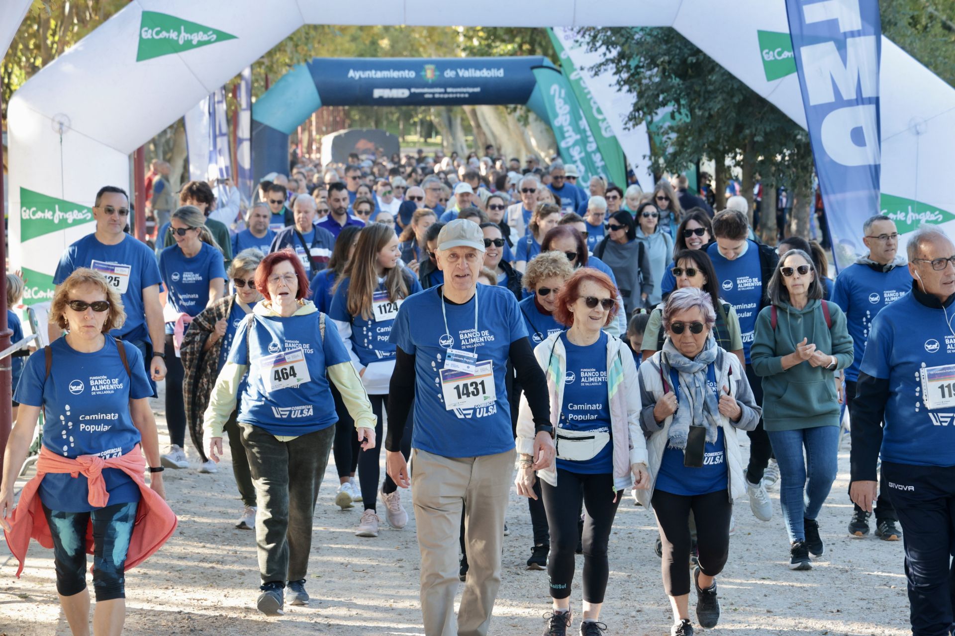 Caminata popular a beneficio del Banco de Alimentos de Valladolid