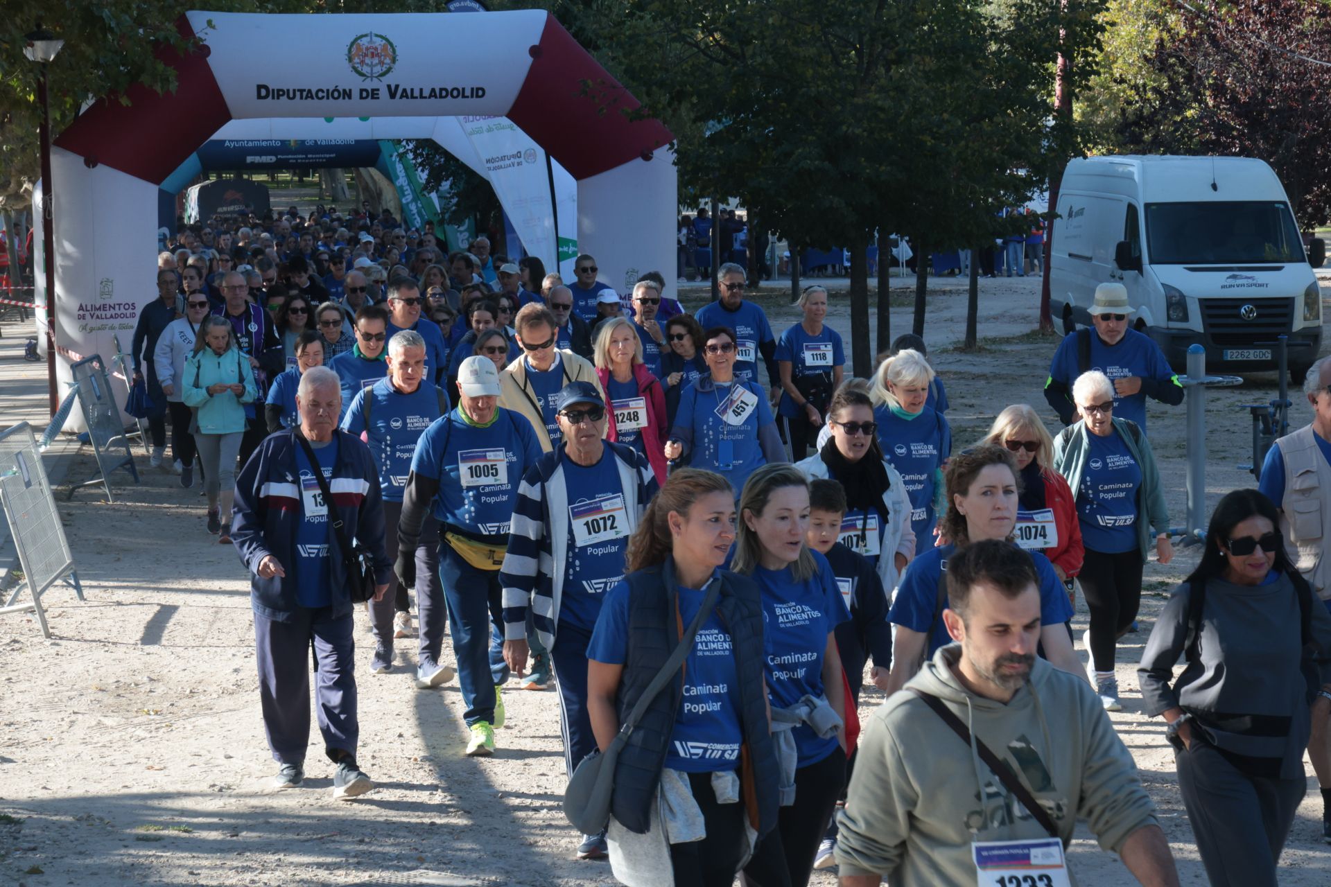 Caminata popular a beneficio del Banco de Alimentos de Valladolid