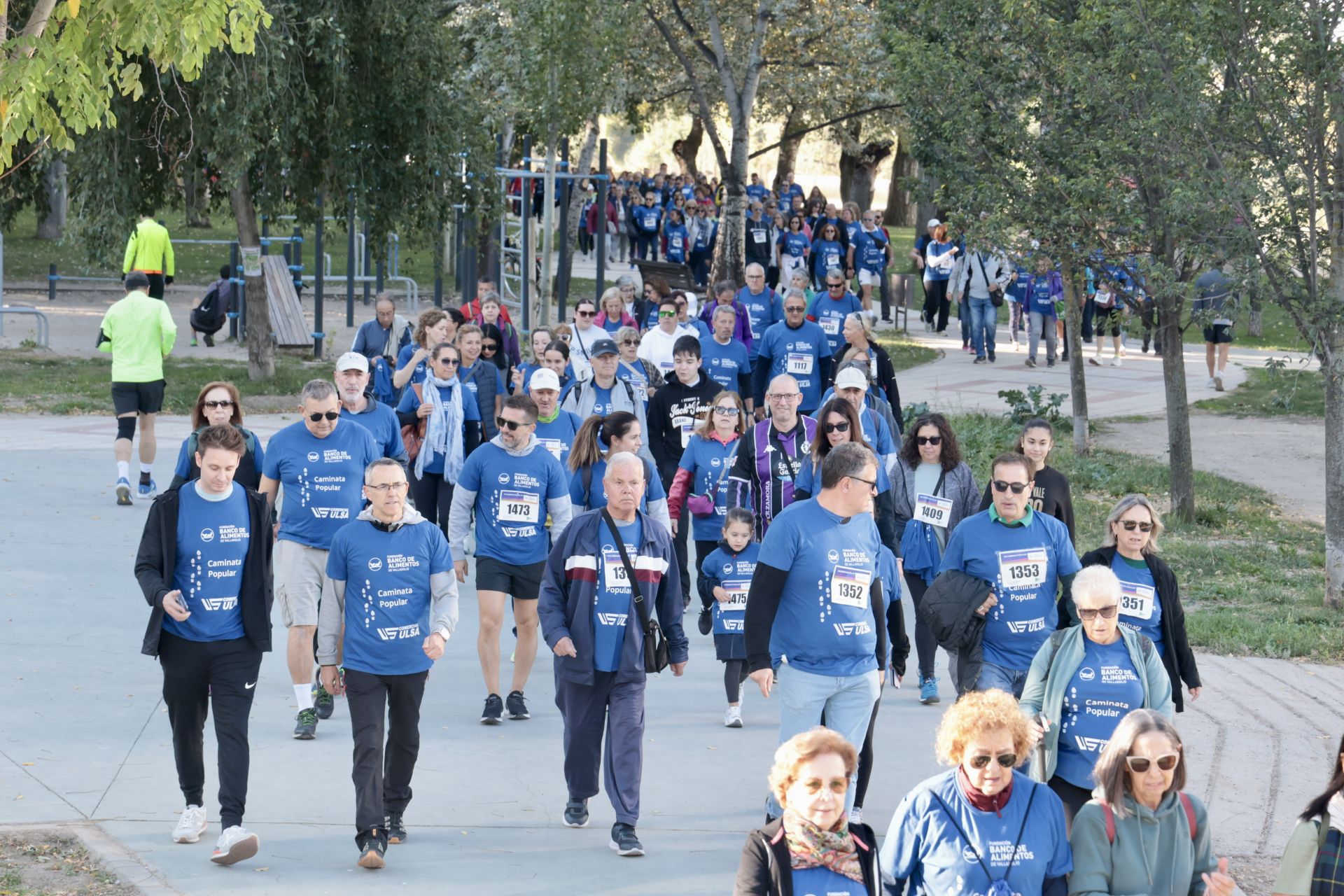 Caminata popular a beneficio del Banco de Alimentos de Valladolid