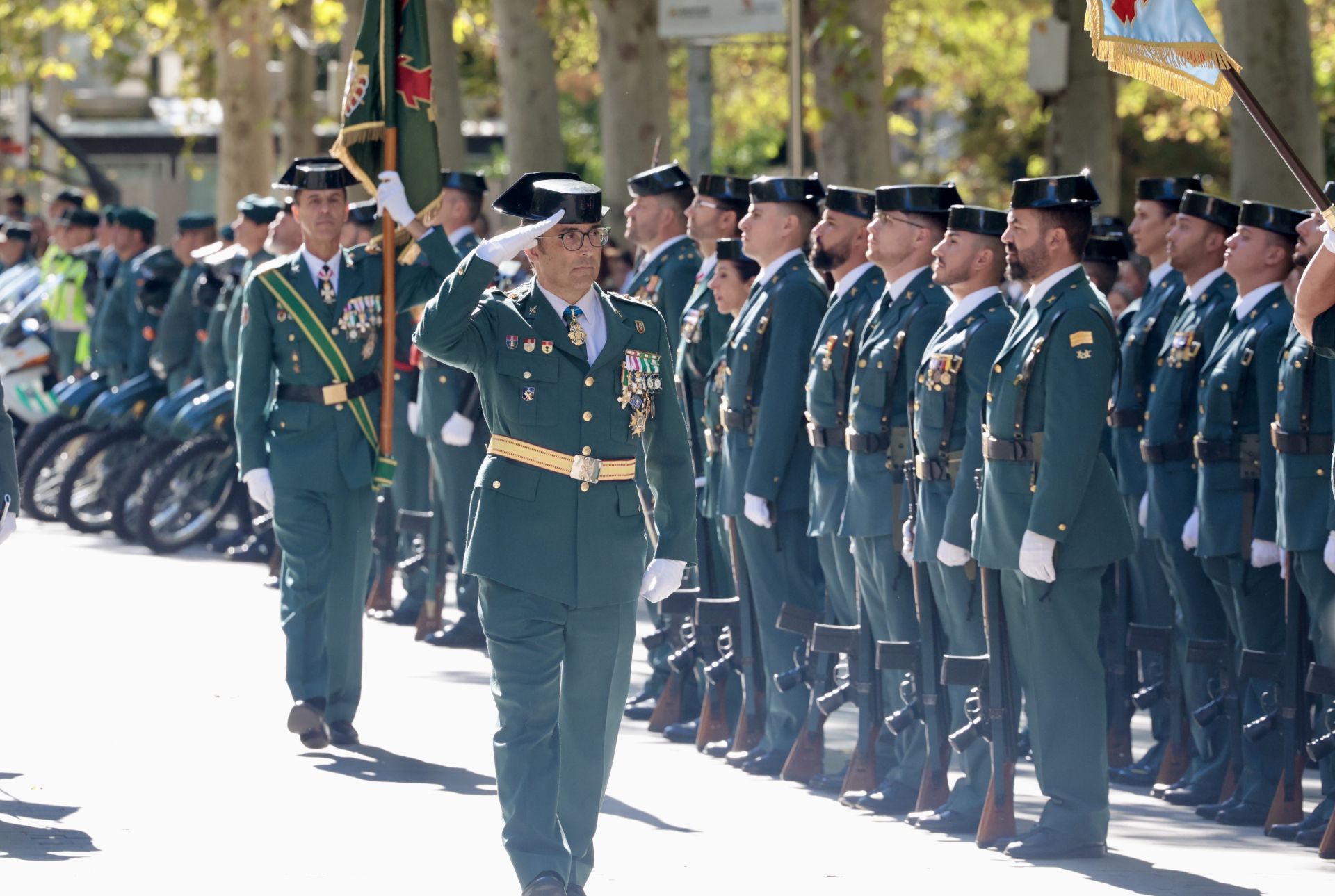 Las imágenes del acto de la Guardia Civil en Valladolid por el Día de la Hispanidad
