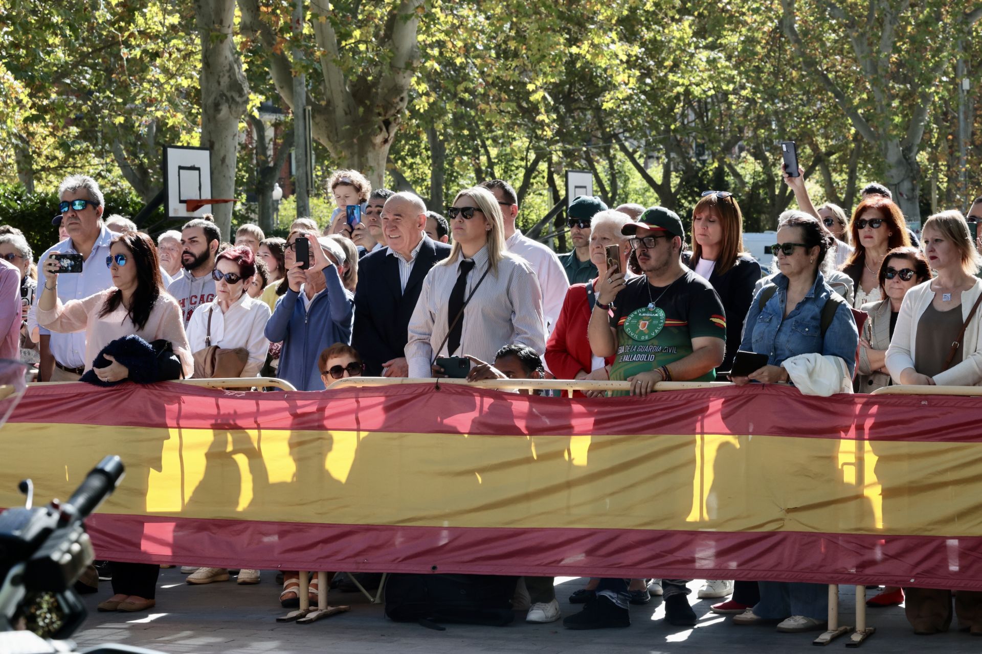 Las imágenes del acto de la Guardia Civil en Valladolid por el Día de la Hispanidad