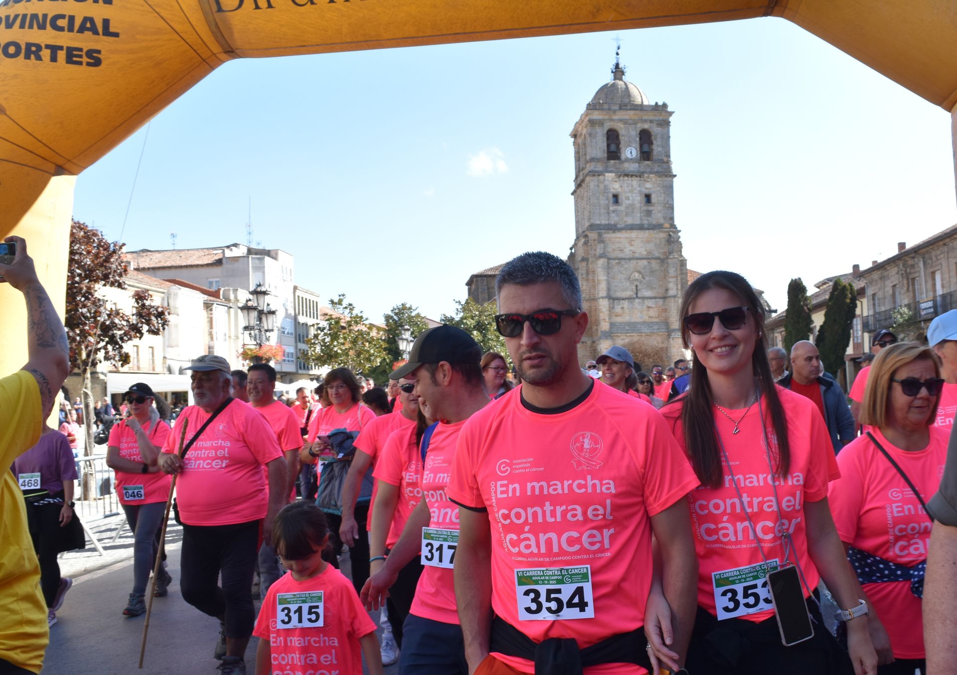 Aguilar de Campoo marcha contra el cáncer