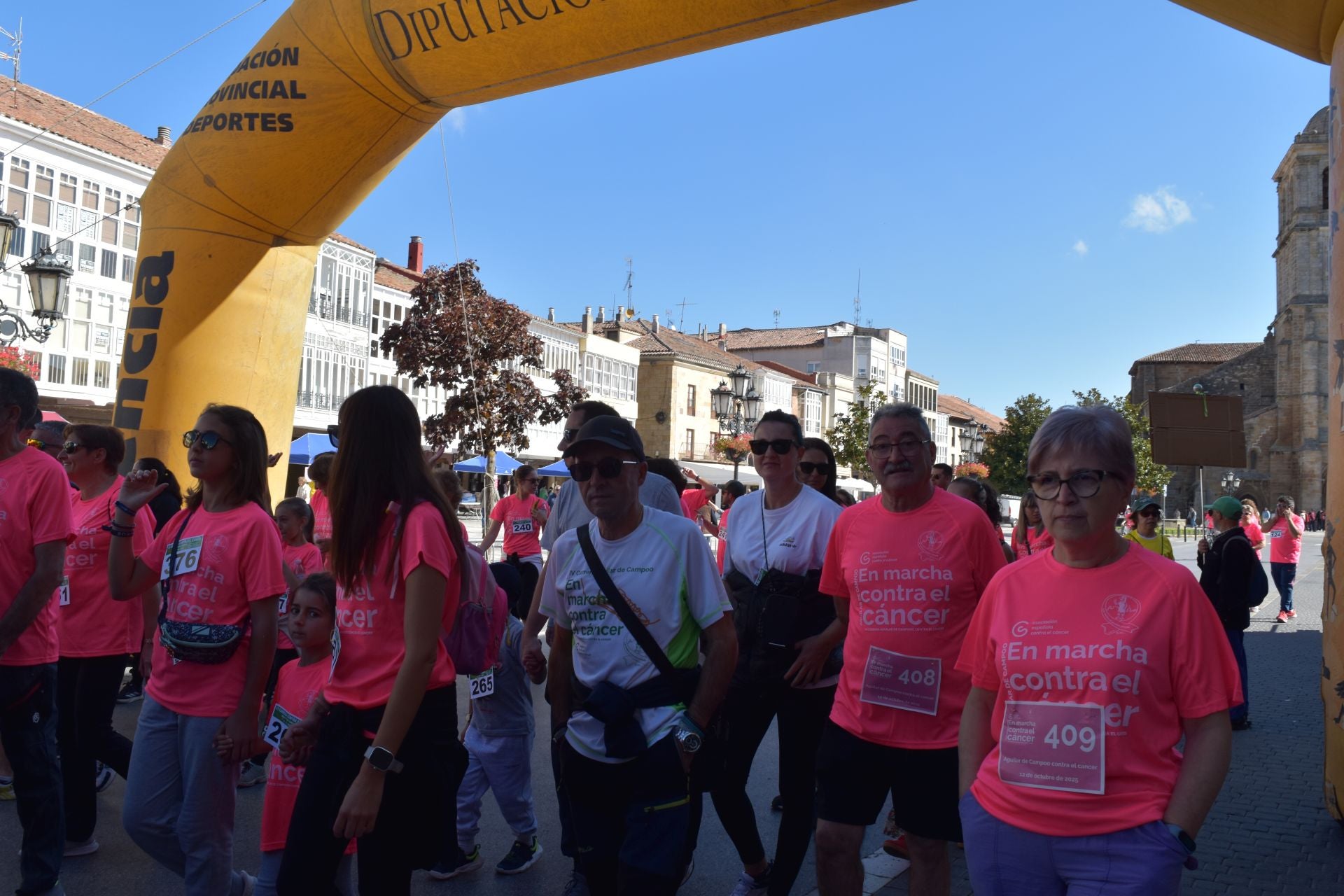 Aguilar de Campoo marcha contra el cáncer