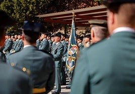 Fiesta del Pilar, este domingo en la Comandancia de la Guardia Civil de Palencia.